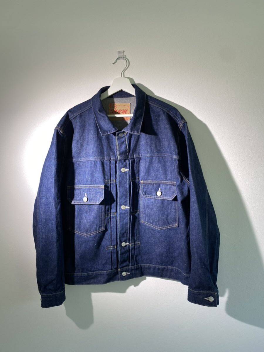 【目立った傷や汚れなし】美品 正規 23SS M&M x MASSES エムアンドエム x マシス DENIM 2ND JKT WASH ...