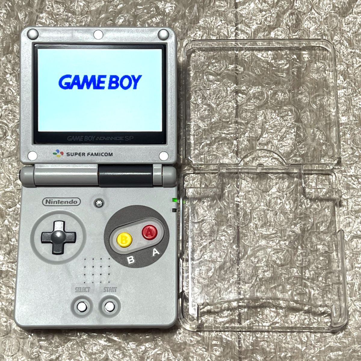 任天堂ゲームボーイアドバンスAGB-001シルバージャンク