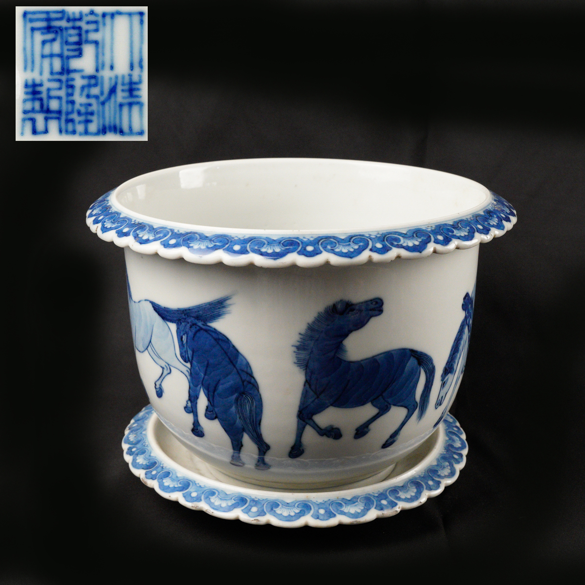 時代物 煎茶道具 竹節縁 竹編 網代盆 竹縁編網代編丸盆 現状品