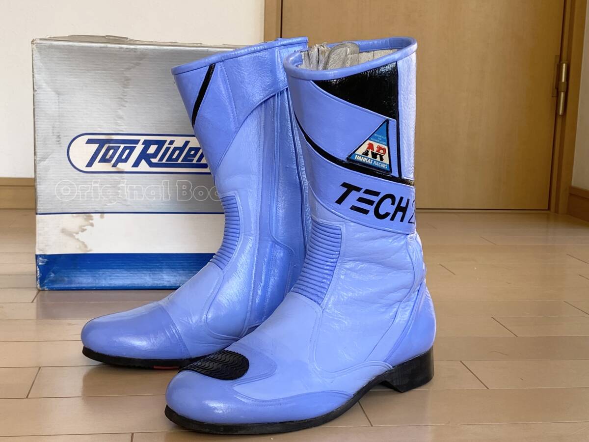 南海部品　バイク用ブーツ　25.5センチ 南海ブーツ 本革 旧車 特攻ブーツ バイクレーシングブーツ 25.5センチ