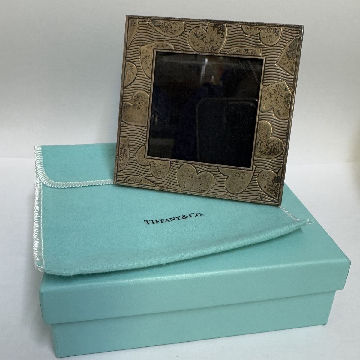 傷や汚れあり】D402-I57-3018 TIFFANY&Co. ティファニー 写真立て