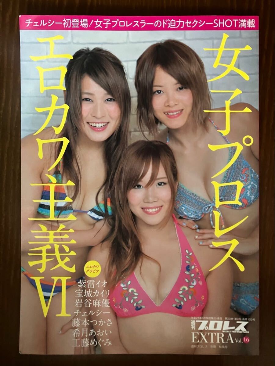 目立った傷や汚れなし】女子プロレス エロカワ主義 Ⅵ 紫雷イオ 岩谷麻