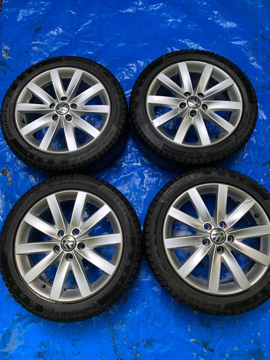 ☆VW純正ホイール17インチ☆215/55R17☆2021年スタッドレス