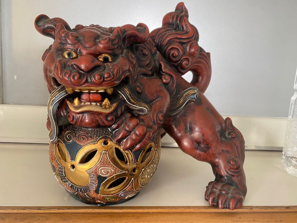 シーサー　鬼　作家もの シーサー 鬼 作家もの