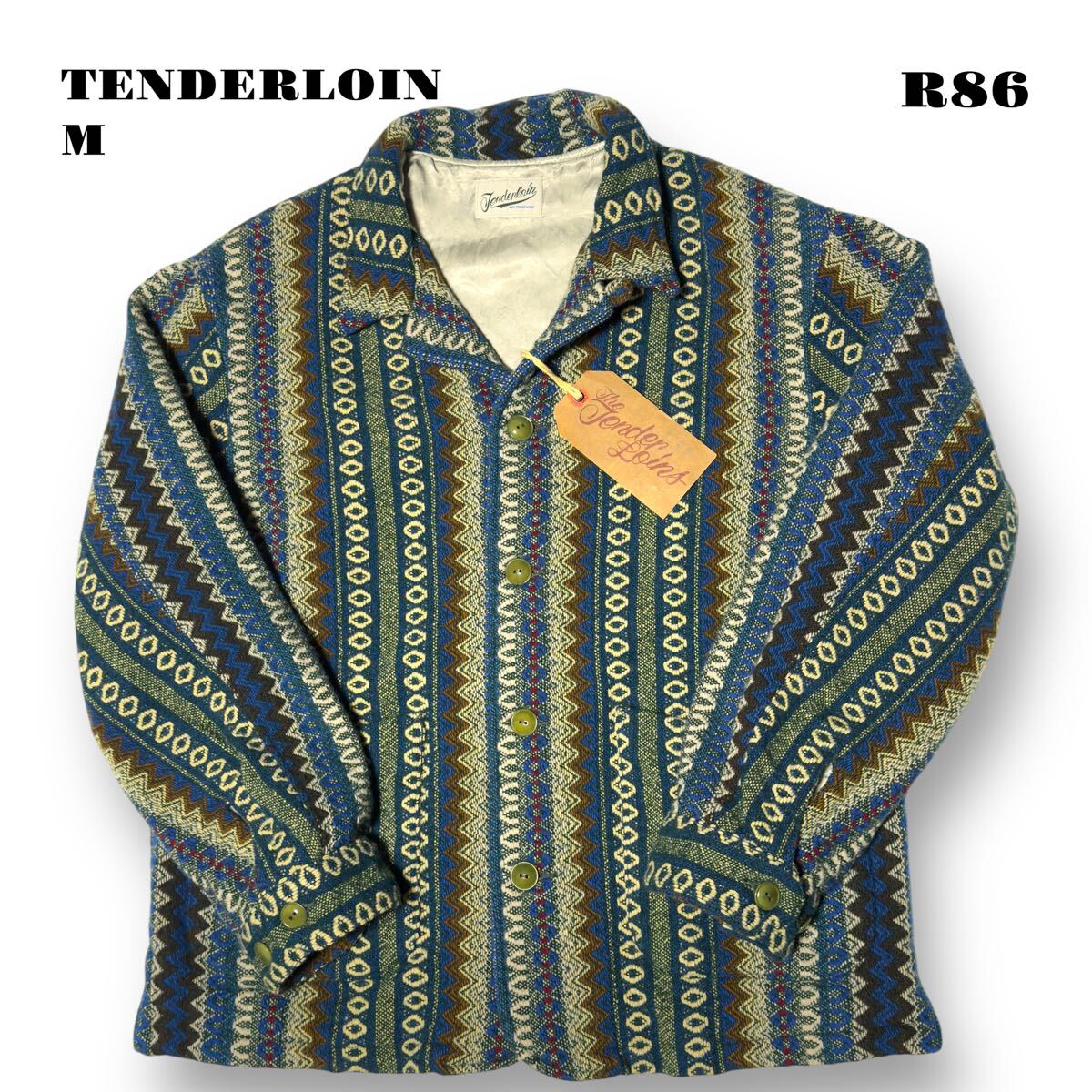 tenderloin ネイティブインディアンジャケットストライプ