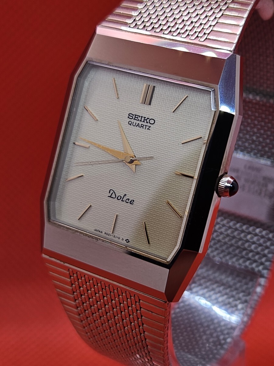 美品/新品電池】 SEIKO Dolce ドルチェ メンズ 腕時計