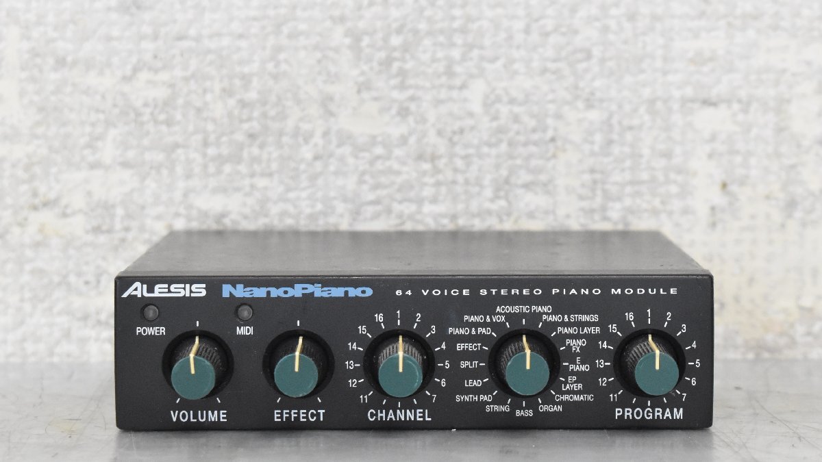 【傷や汚れあり】【 G 】1496 ALESIS Nano piano 音源モジュール アレシスの落札情報詳細 - Yahoo!オークション ...