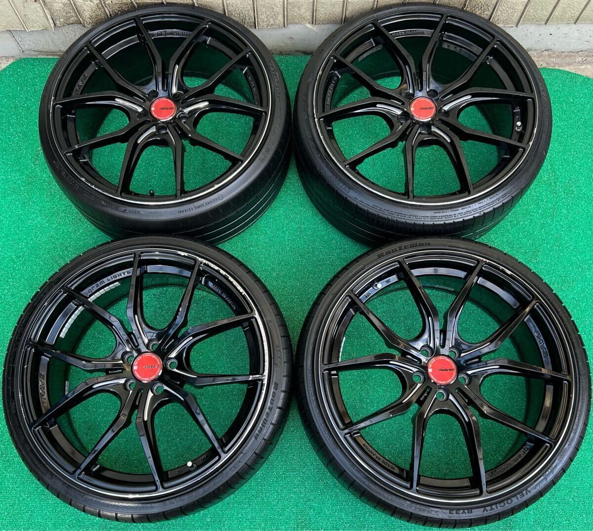 RAYS レイズ グラムライツ 57FXX 18インチタイヤ/ホイール4本 8J+45  