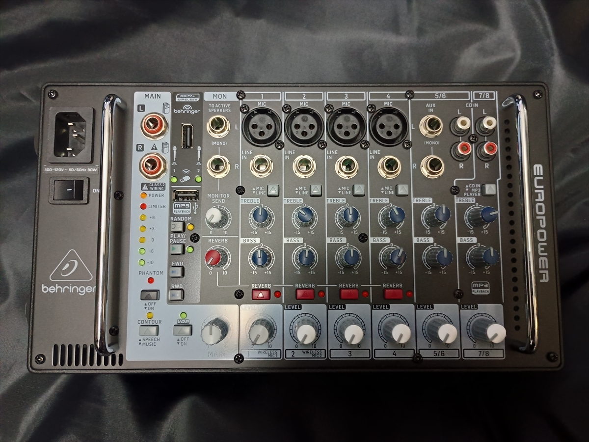 【美品】BEHRINGER PMH3000 ベリンガー パワードミキサー 美品】BEHRINGER PMH3000 ベリンガー パワードミキサー