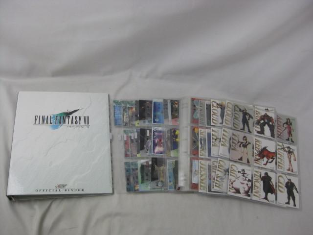［カードダスマスターズ］FINAL FANTASY VII［バインダー付き］ FF7 カードダス マスターズ200枚以上まとめ売り バインダーBOX空箱付