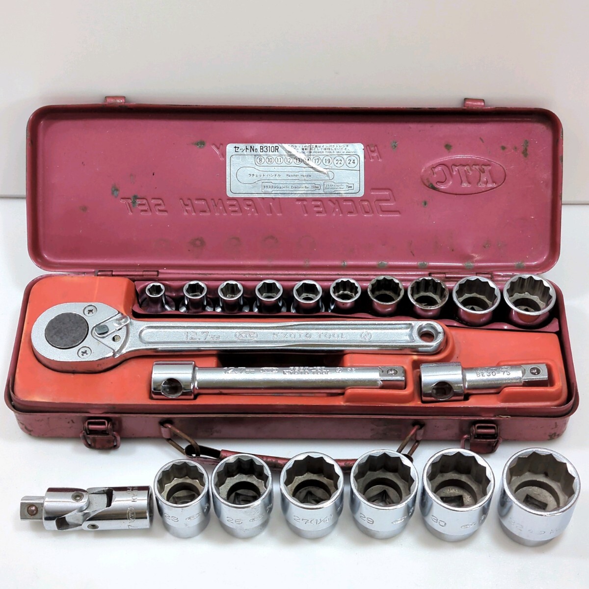 京都機械工具(KTC) ソケット レンチセット 12.7mm (1/2インチ 京都機械工具(KTC) ソケット レンチセット 12.7mm (1/2インチ