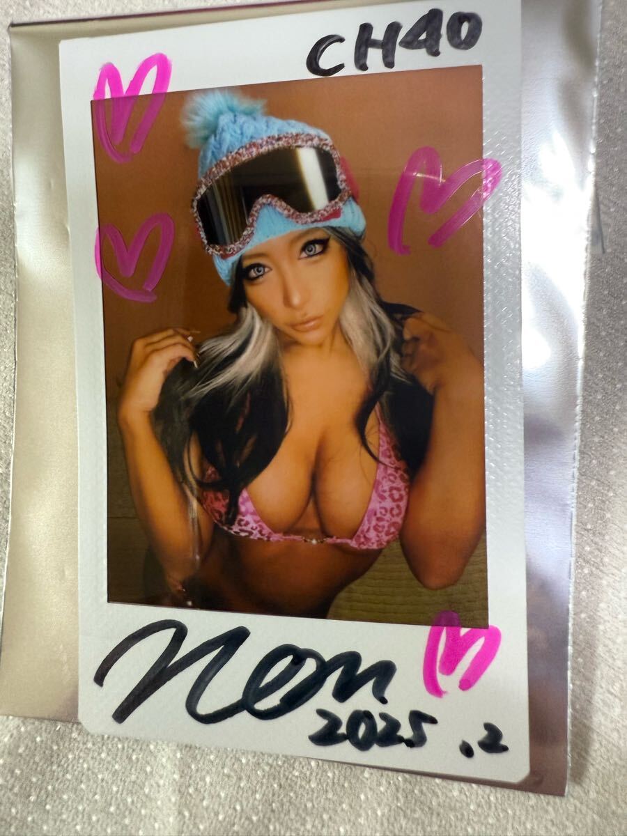 nonsummerjack サイン入りチェキ コスプレ 黒ギャル 5