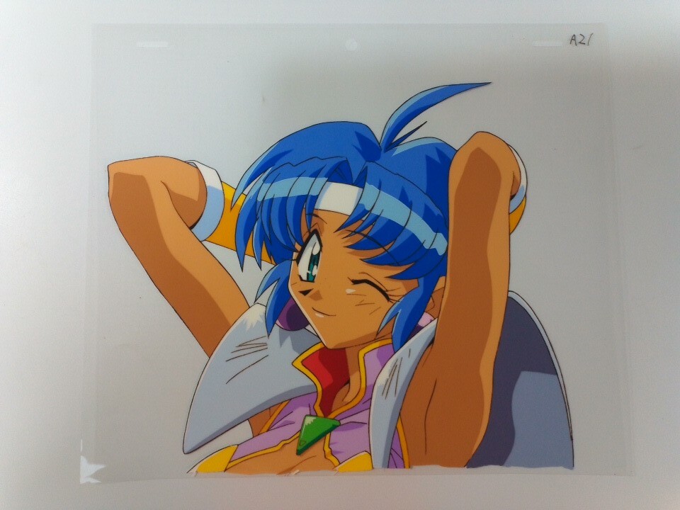 傷や汚れあり】◇セル画 VS騎士ラムネ&40炎 カカオ◇氷上恭子 約23