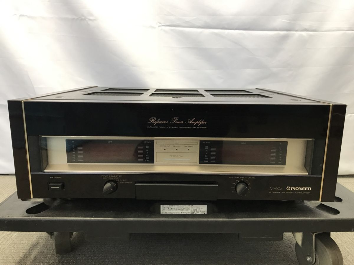 値下げ！PIONEER M-90 ステレオパワーアンプ 本体　ジャンク 値下げ！PIONEER M-90 ステレオパワーアンプ 本体 ジャンク