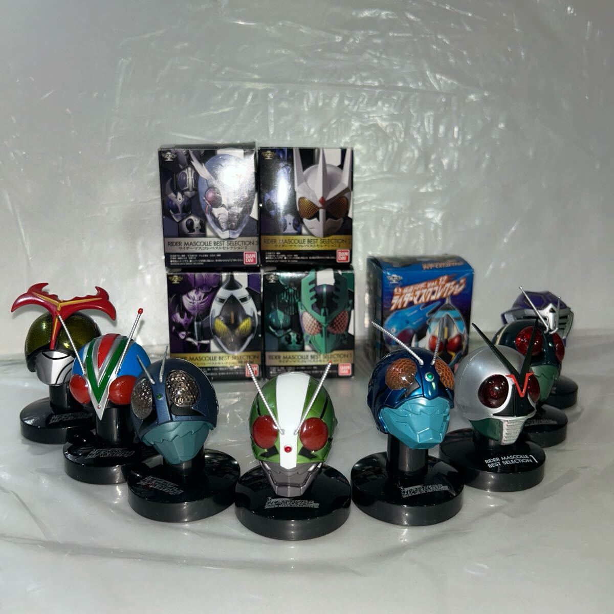 ライダーマスクコレクション　昭和ライダー15種セット➕オマケ1 中古】ライダーマスクコレクション/マスコレ/昭和ライダー/旧1号/桜島