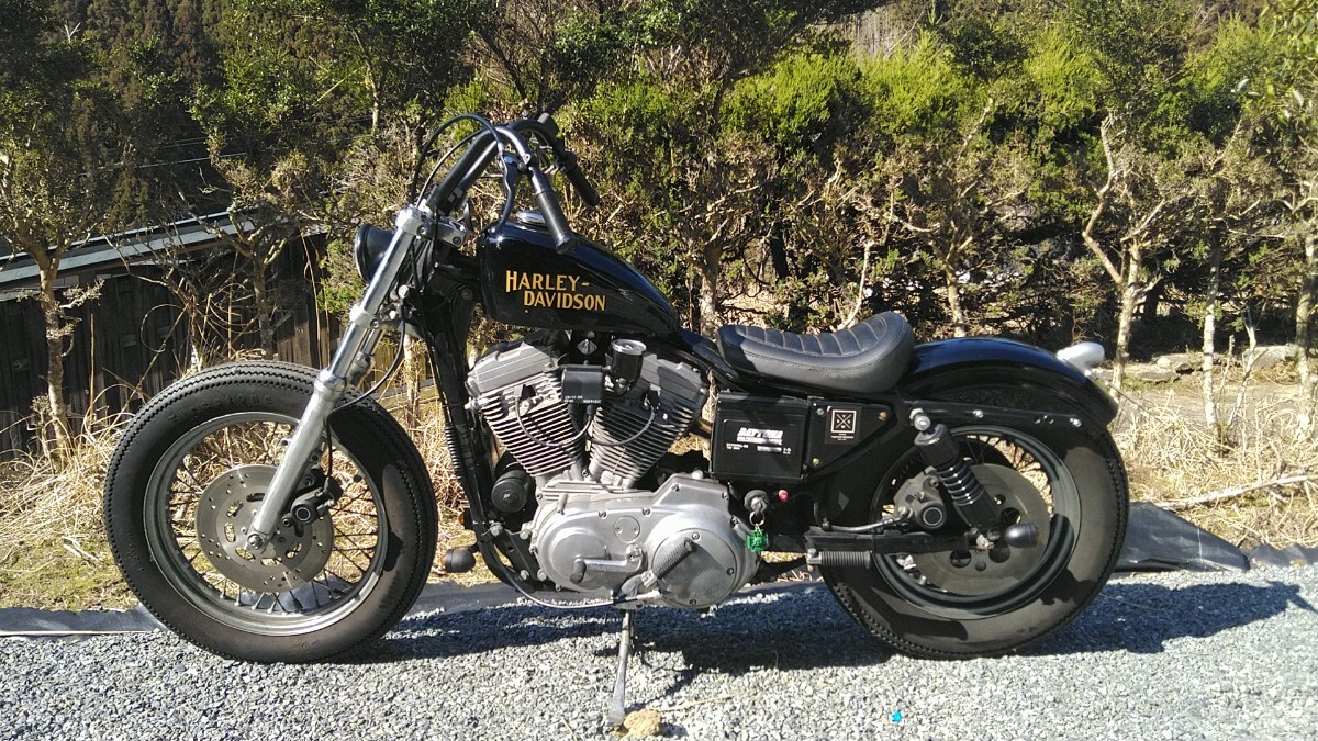 ハーレーダビッドソン EBL-883RN 平成27年登録 カスタム バンス