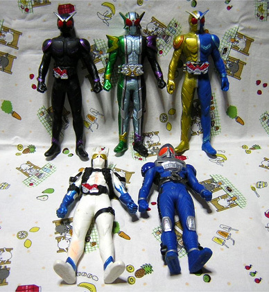 ポピー 仮面ライダー スーパー1 撃滅 ドグマ軍団 ソフビセット