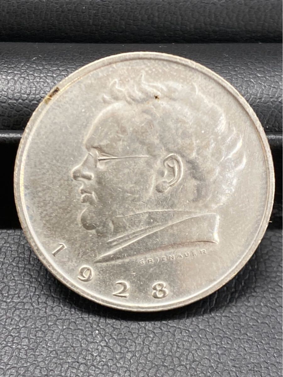 オーストリア　シューベルト没後150年　50シリング銀貨　1978 オーストリア 1978年 150周年記念フランツ・シューベルト 50