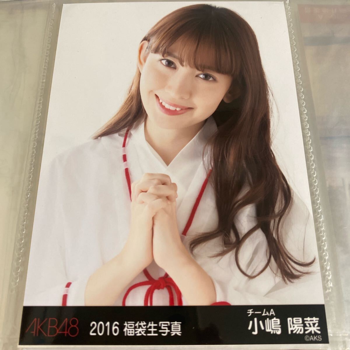 team A AKB48 小嶋陽菜 色紙 サイン こじはるの落札情報詳細 - Yahoo