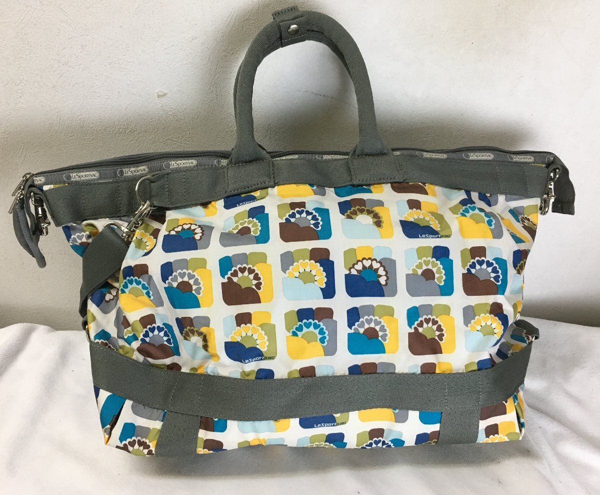 新品未使用 レスポートサック manoush ボストンバッグ ショルダー 中古