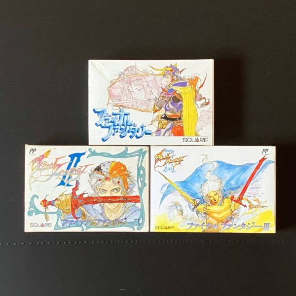 ファミコン スクウェア ファイナルファンタジー チラシ 天野