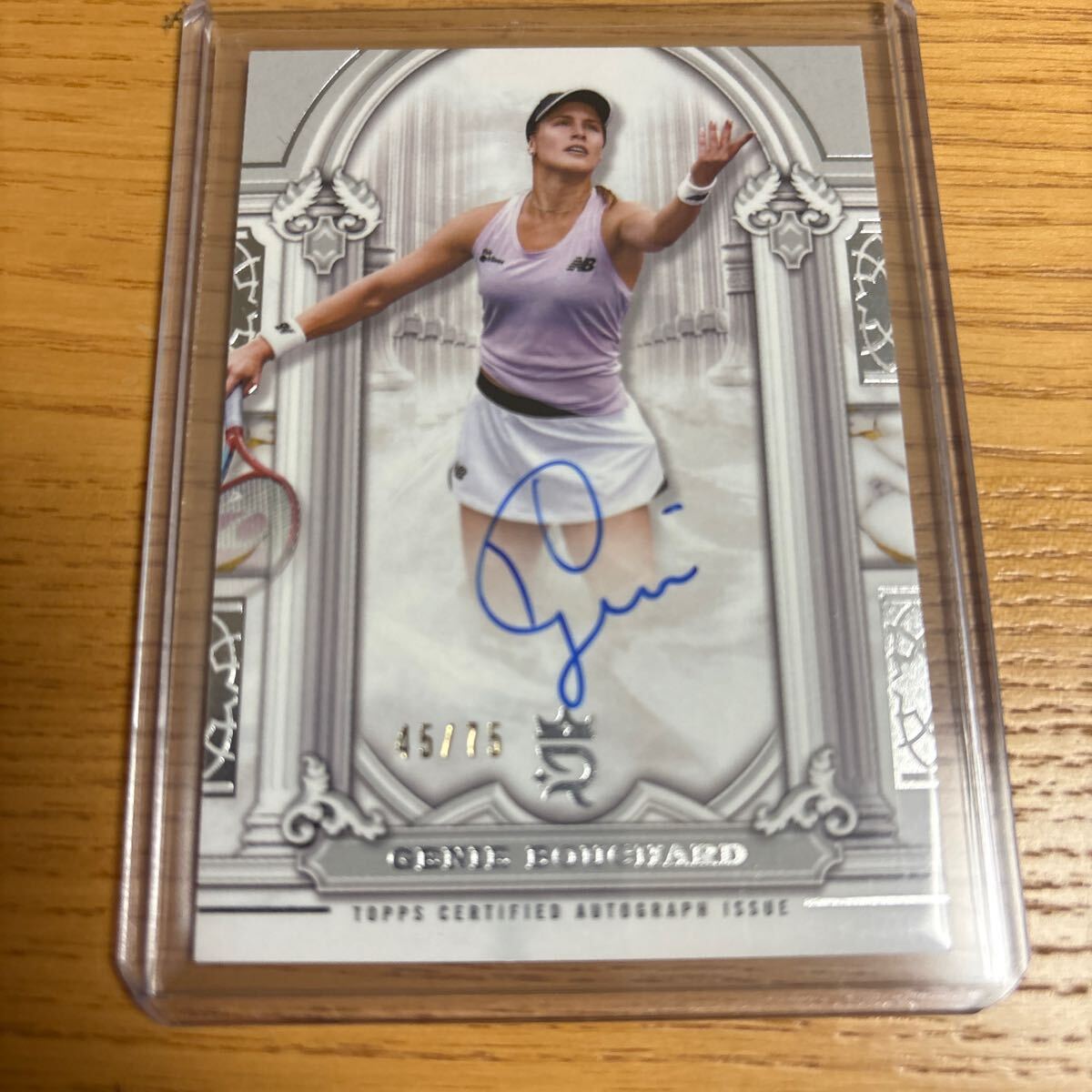 ウージニー・ブシャール直筆サイン入り2Lサイズ写真…プロテニスプレーヤー… ウージニー・ブシャール直筆サイン入り2Lサイズ写真…プロテニス