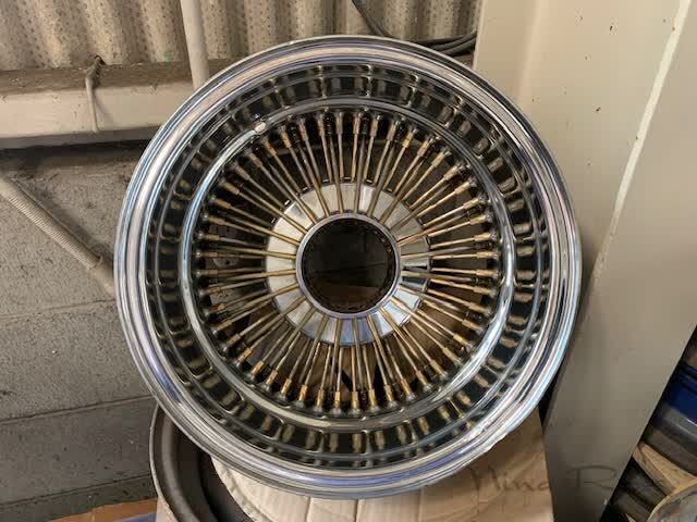 DAYTON デイトン ワイヤーホイール 100スポーク T'sノックオフ付き 14