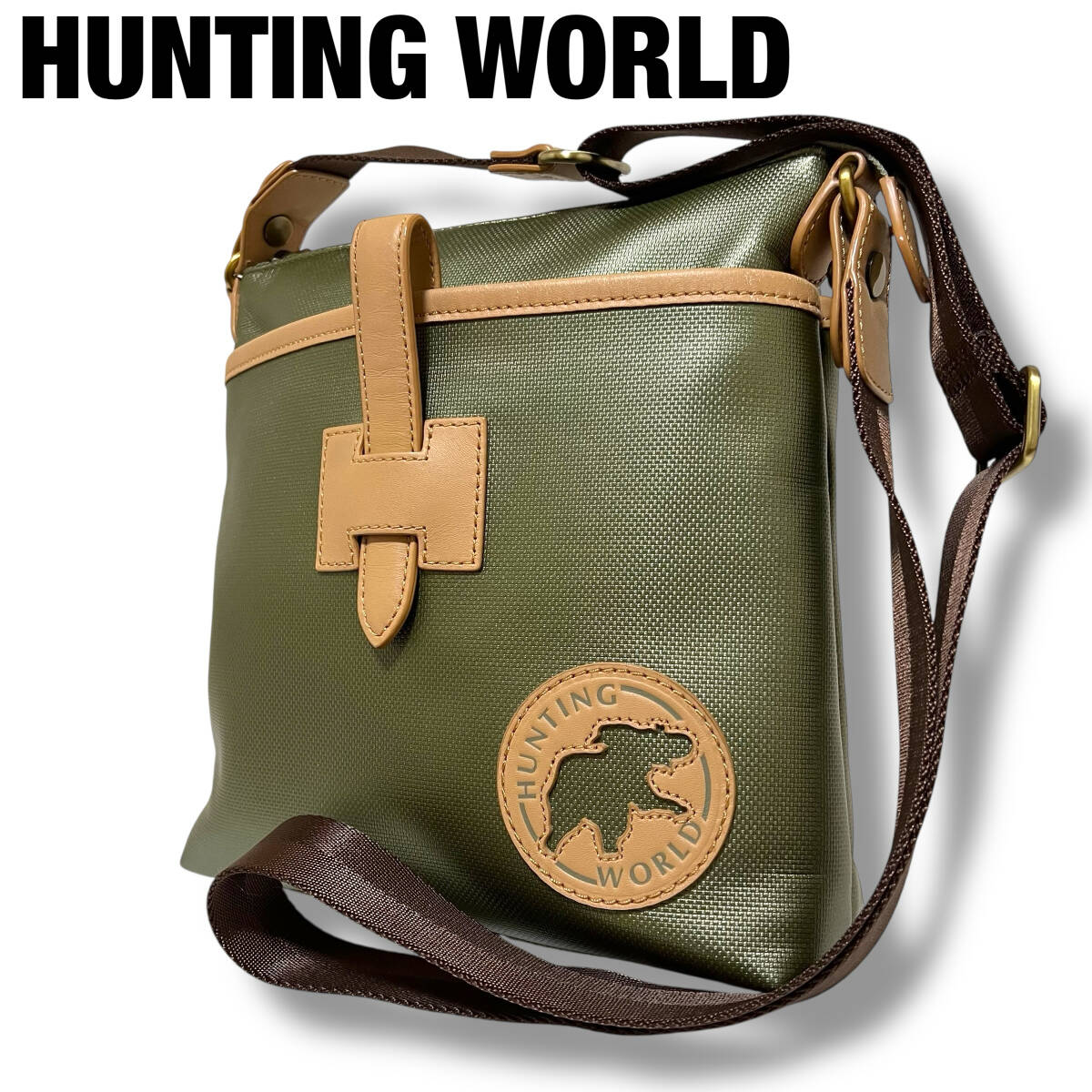 ○超美品○HUNTING WORLD ハンティング・ワールド○モノグラム