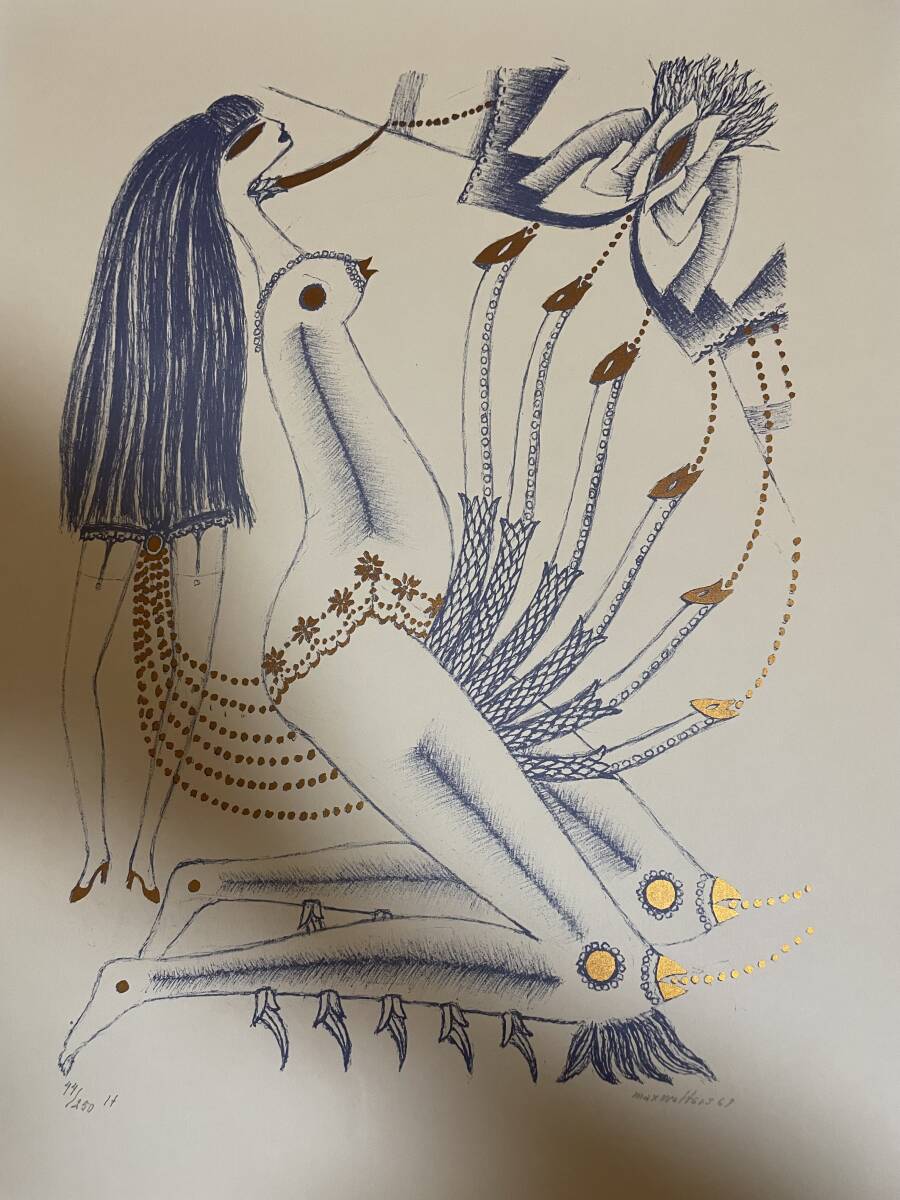 1973年製作, F・S・ゾンネンシュターン, リトグラフ/ 限定100, 直筆