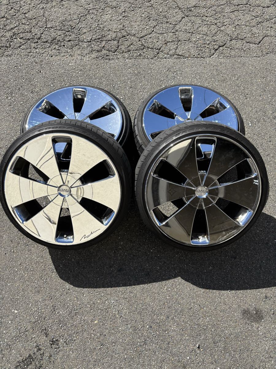 DAD ツェンレイン 17インチ 4H PCD100 5.5J ＋45 中古