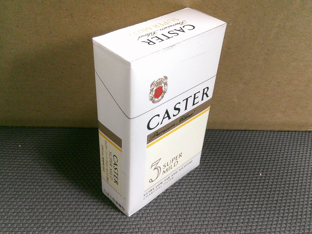 昭和 レトロ 古い たばこ 包装 模型 キャスター CASTER 金属製 ダミー 