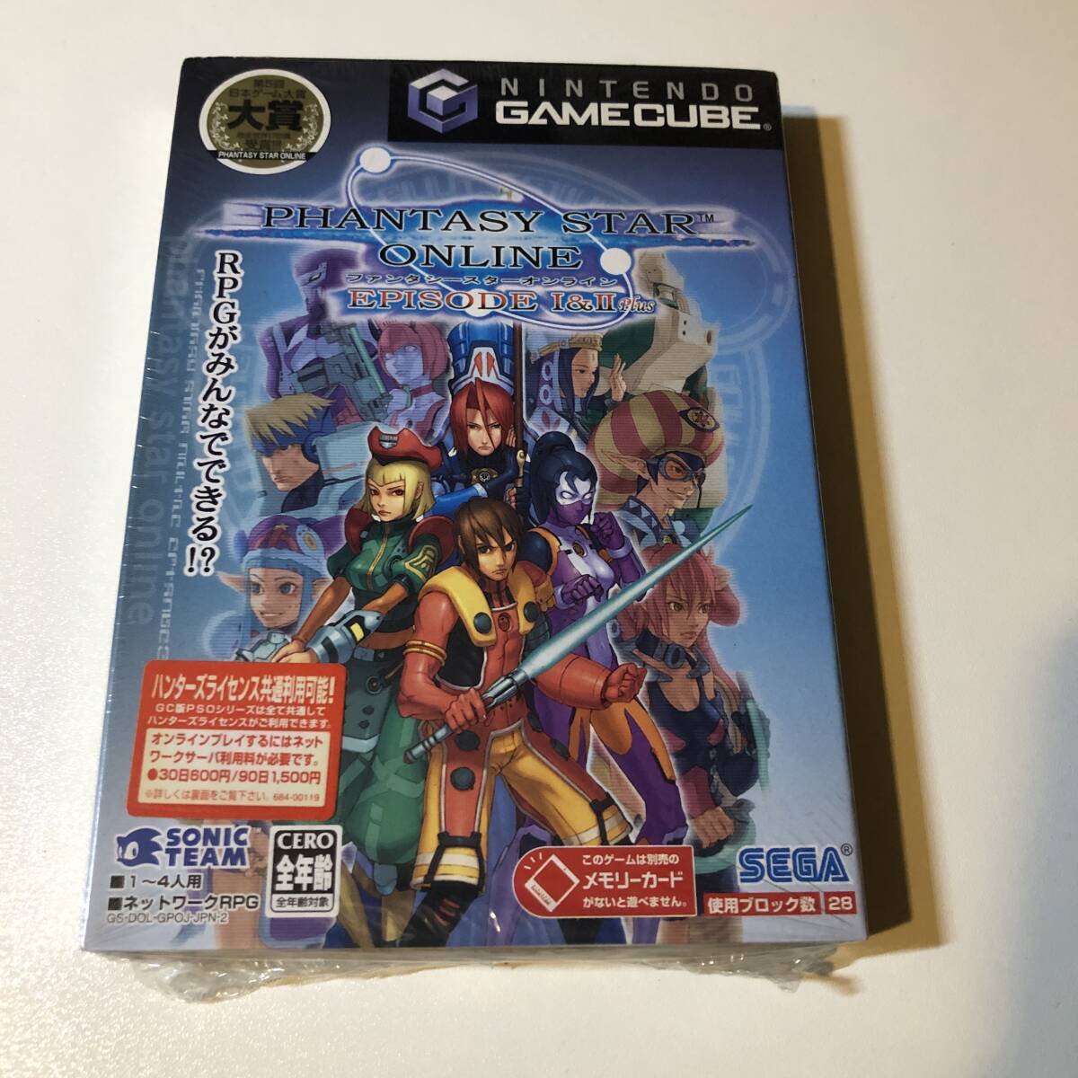【GC】 PHANTASY STAR ONLINE EPISODE I&amp;II Plus　ゲームキューブ ファンタシースターオンライン エピソードⅠ&amp;Ⅱ Plusの1番目の画像