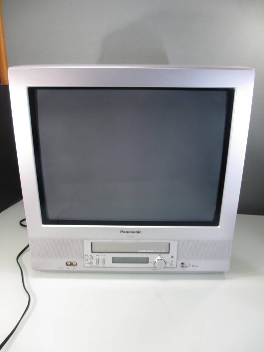 パナソニックTH-14ZV20 ビデオ内蔵型テレビ2-SHOT ブラウン管