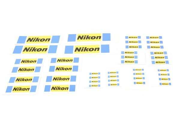 新品】ニコン Nikon 旧ロゴ 純正ステッカー 大中小セットの落札情報