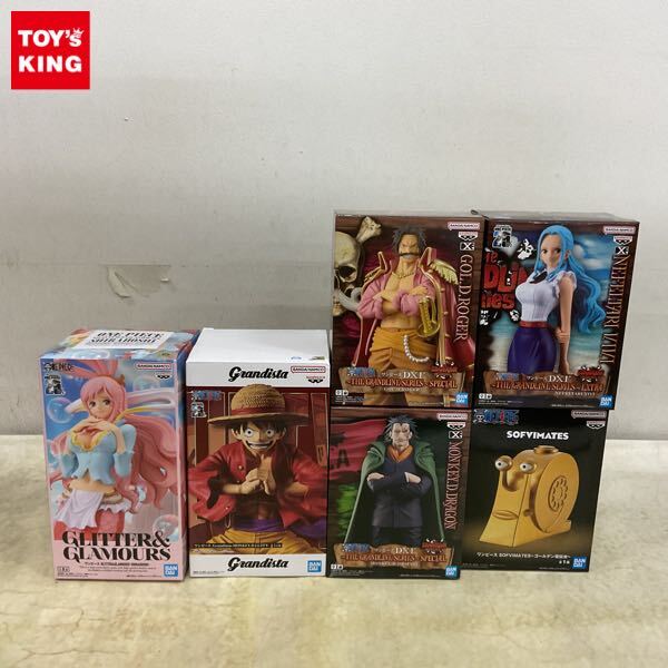 1円〜 未開封 ONE PIECE Grandista モンキー・D・ルフィ、GLITTER &amp; GLAMOURS しらほし姫 等の1番目の画像