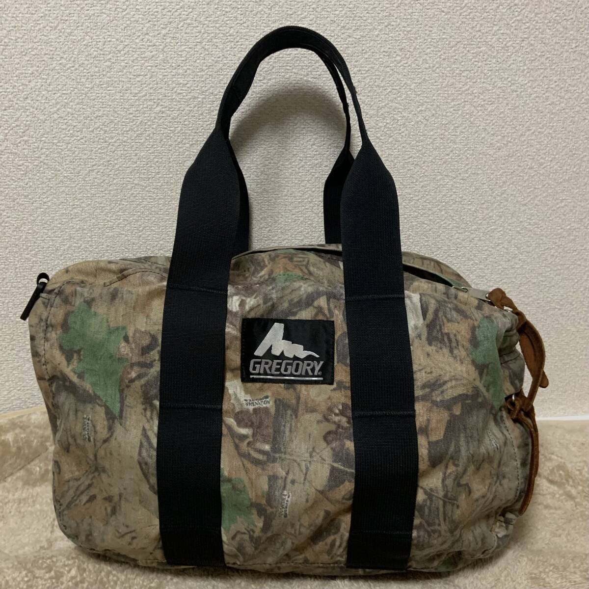 中古】USA製/GREGORY/リアルツリーカモ柄デイパック/起毛生地/迷彩柄 