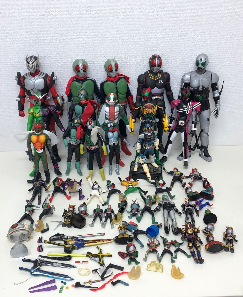 仮面ライダーアマゾン☆BIGソフビ☆・フィギュアまとめて売り。32 仮面ライダーアマゾン 1/8ソフビキット復刻版【KD002003-01