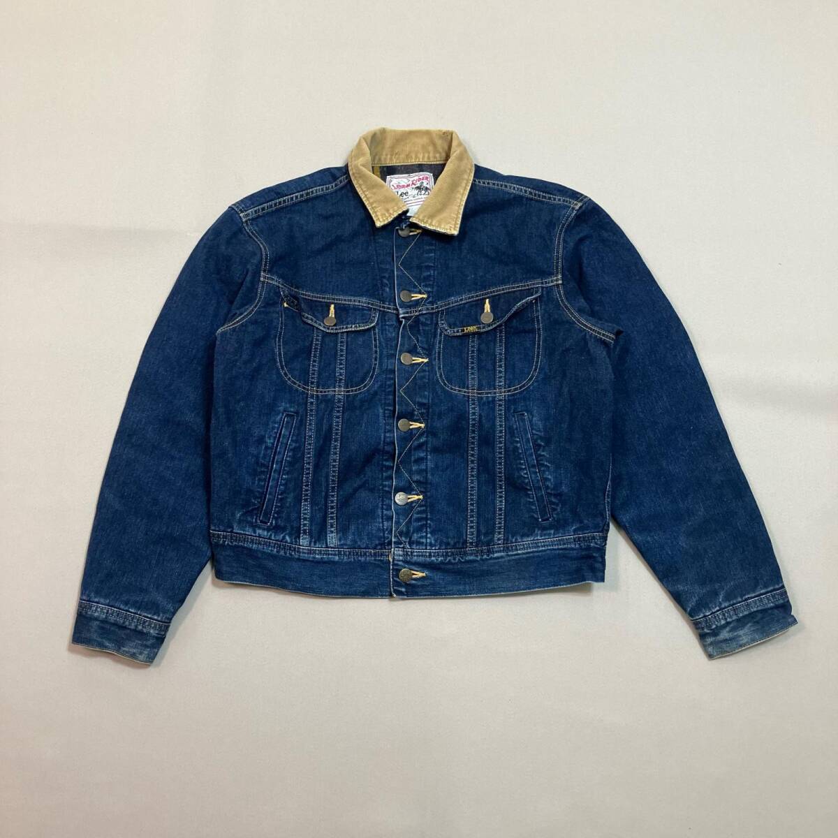 Levis リーバイス ノーカラーデニムジャケット メンズ M インディゴ
