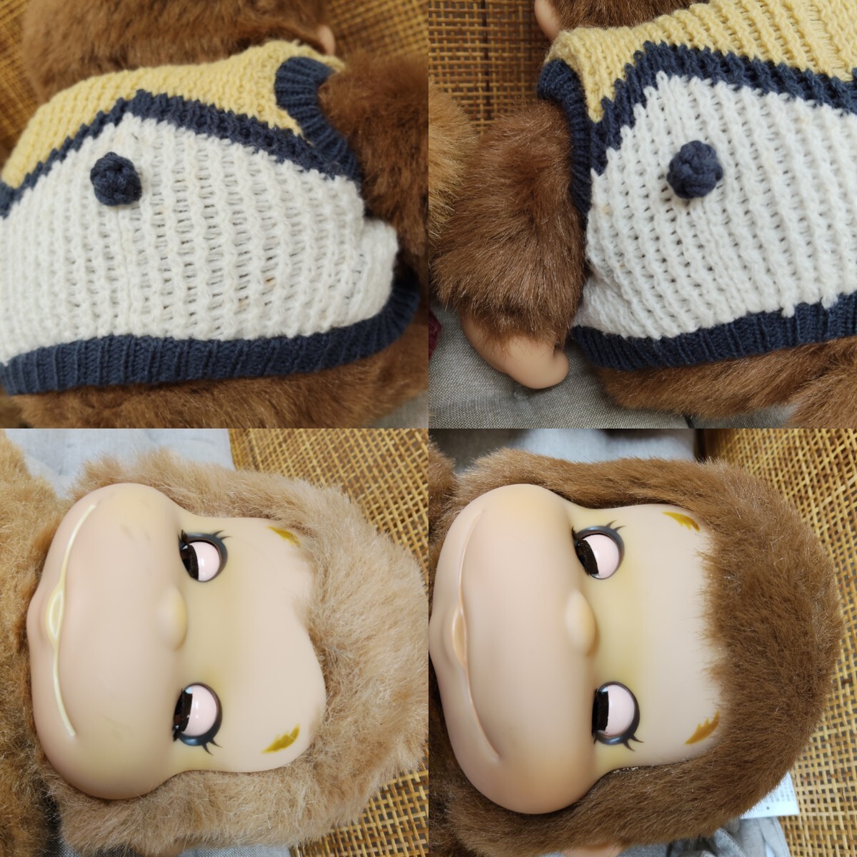 自宅保管品】希少 当時物 昭和 レトロ ぬいぐるみ モンチッチ エンドー