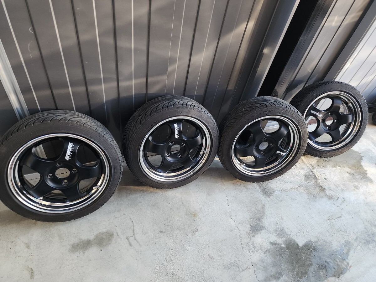 WORK CR01 15インチ 4穴 PCD100 深リム 新品 Yahoo!オークション - WORK MEISTER CR01 ワーク マイスター 15インチ
