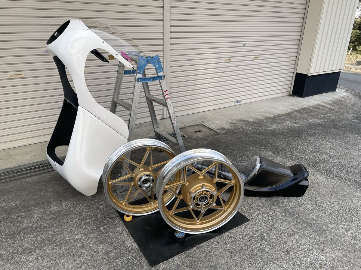当時物 ヒロセ？フルカウル.耐久カウル、ロケットカウル.マーシャル