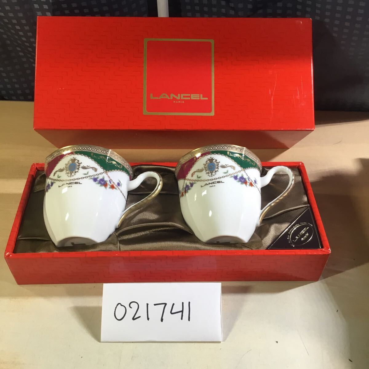 B2037 LANCEL ランセル コーヒーカップセット 2客セット カップ