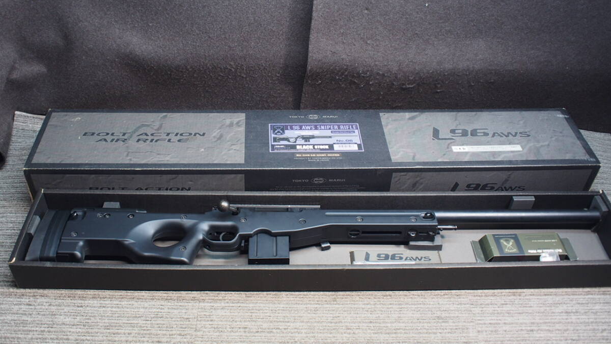 中古】6291】東京マルイ L96 AWS OD ボルトアクション エアコッキング 