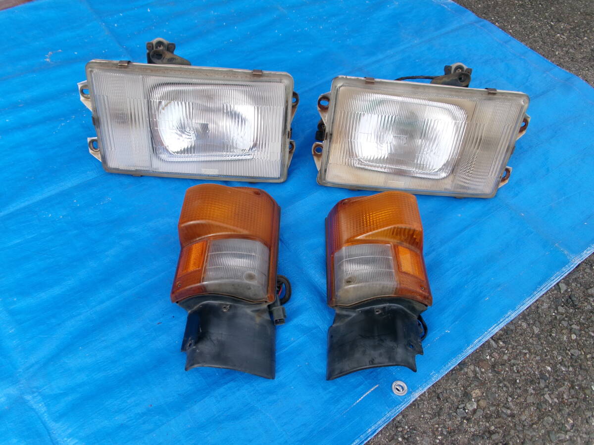 3連星型ウインカー角テール おそらく新品 デコトラ レトロ 当時物 撮影 