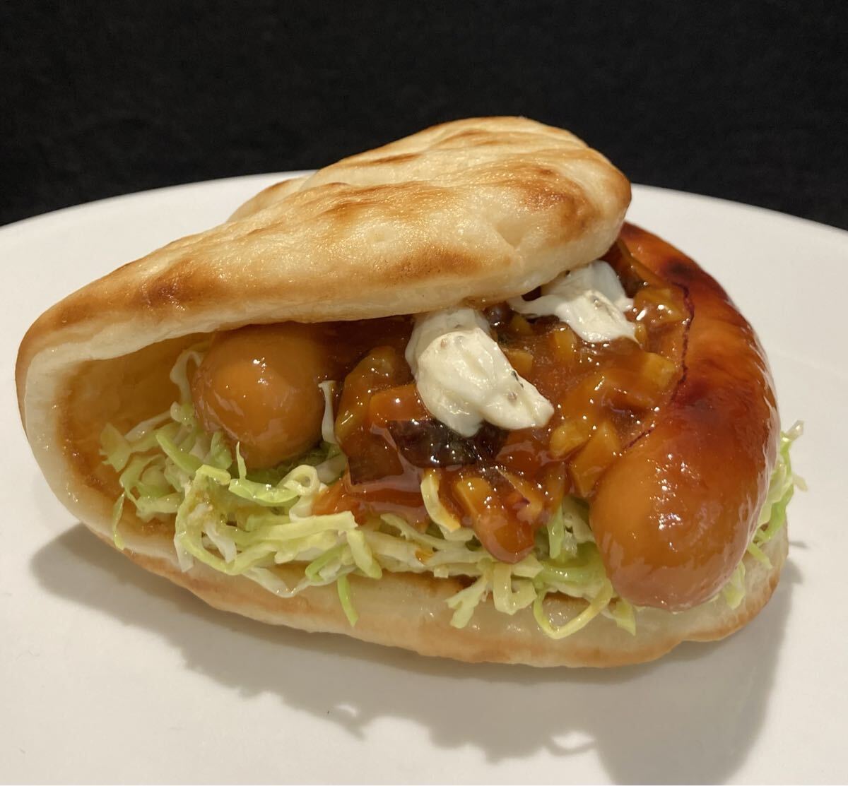 新品】樹脂粘土☆ミニチュア デコパーツ 食品サンプル ハンバーガー 7 