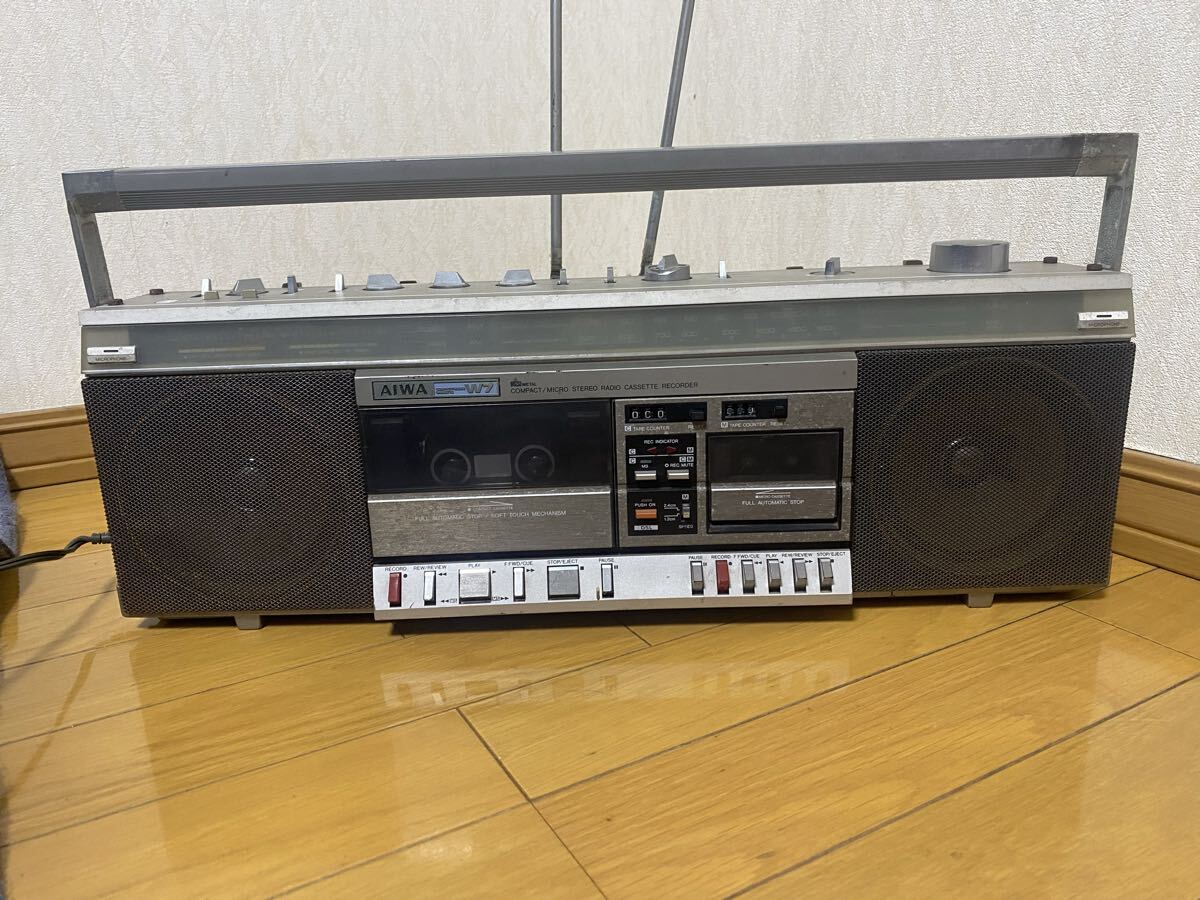 中古】△コンパクトで便利!! aiwa□ラジカセ/CS-120(4809)の落札情報