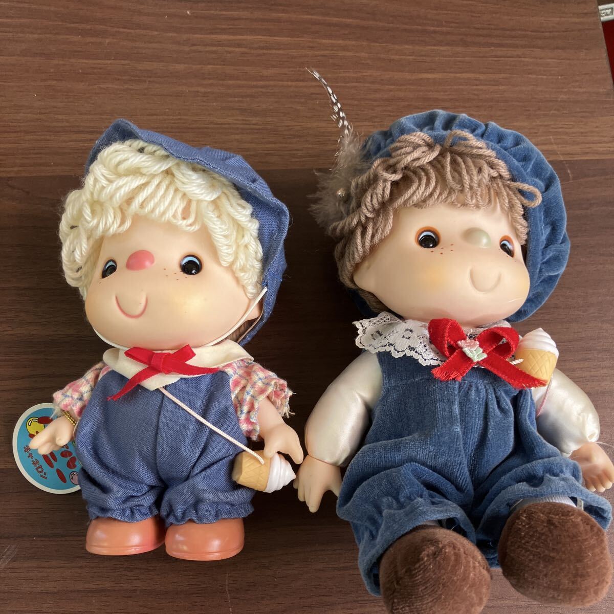 非売品】日世 卓上キャラクタードール 男女ペア ニックン セイチャン