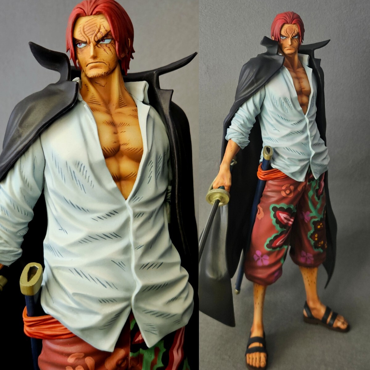 箱無し 中古 ワンピース ONE PIECE フィギュア 白ひげvsシャンクス