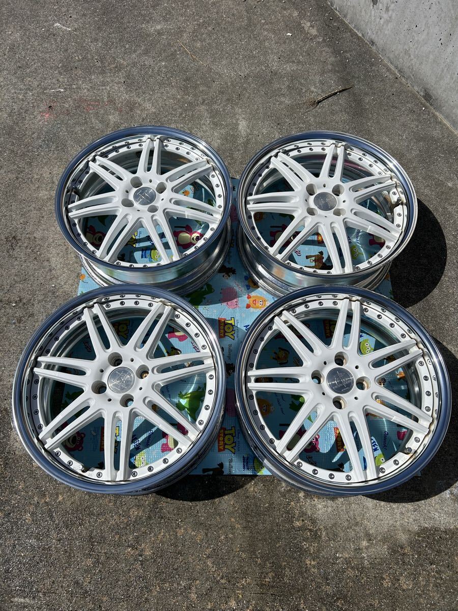 17インチ ワーク WORK リザルタード メッシュ 超特価 6.5J+48 【希少品