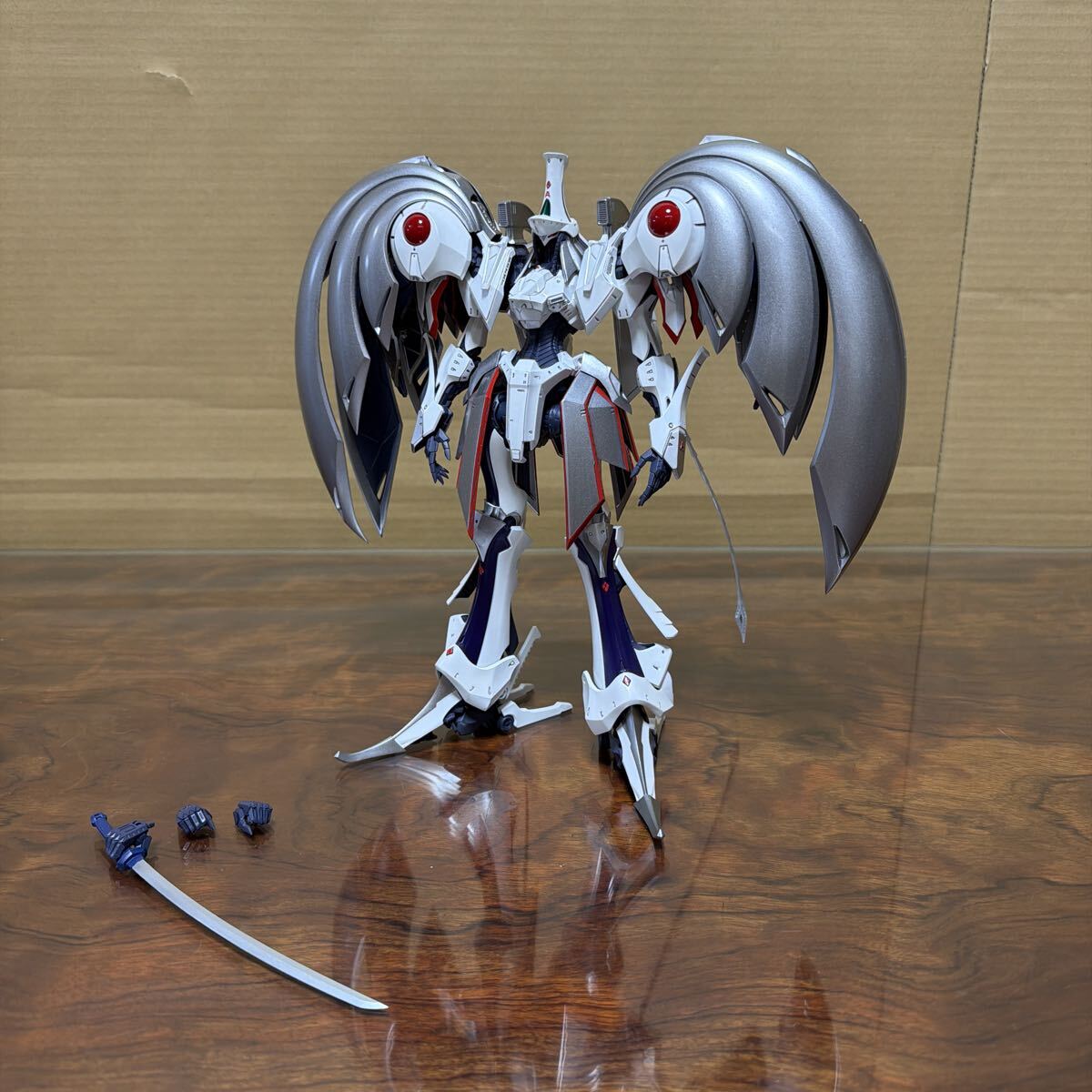中古】ファイブスター物語 ボークス 1/100 オージェ 塗装完成品 FSS の